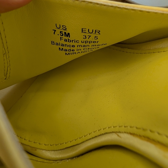 Circus by Sam Edelman Yellow Sandals - Picture 8 of 8